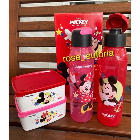 Mickey Minnie Eco Bottle 2 500ml Tupperware Plus