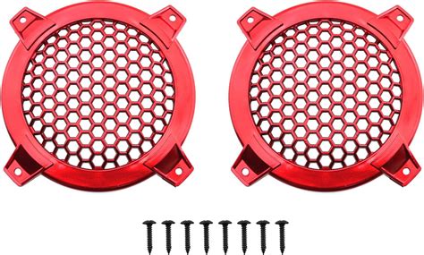 Amazon 4Inch Grill Cover DGZZI 2PCS 4inch Red Round ABS Plastic