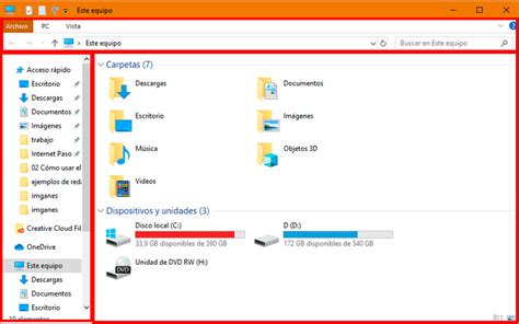 C Mo Usar El Explorador De Archivos De Windows Y Proxor