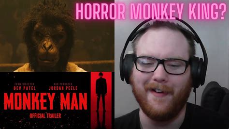 Monkey Man Official Trailer Reaction Jordan Peele Dev Patel YouTube