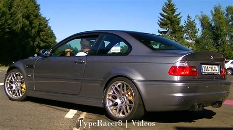 LOUD BMW M3 CSL W Supersprint Exhaust Powerslide Revving And On