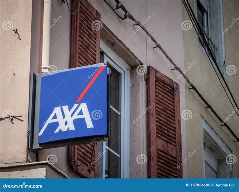 Axa Logo On Their Local Agent In Lyon Axa Is A French Insurance And