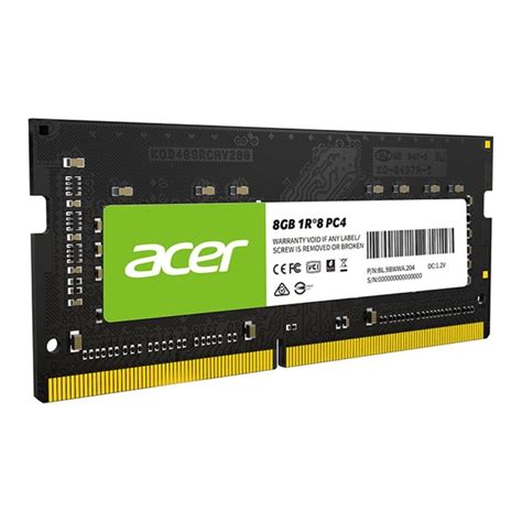 Gb Gbx Ddr Mhz Ram Notebook Acer Cl