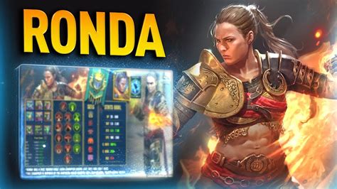 Ronda Masteries And Ultimate Guide Raid Shadow Legends Youtube