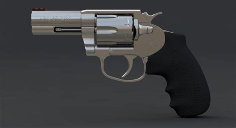 Revolver colt king cobra 3D model - TurboSquid 1406548