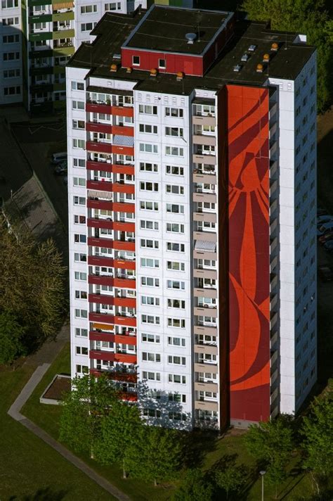 Luftbild Erfurt Hochhaus Geb Ude Im Wohngebiet Im Ortsteil Moskauer