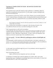 DD14 Docx Experiment 1 PURIFICATION OF SOLIDS RECRYSTALLIZATION