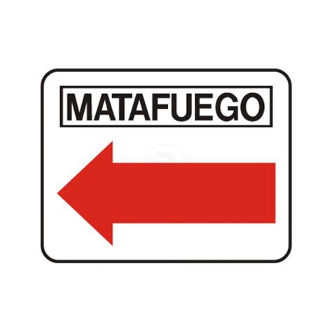 Cartel De Indicacion De Matafuego