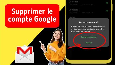 Comment supprimer le compte Gmail du téléphone Android 2024 SUPPRIMER