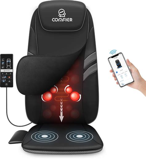 Amazon COMFIER Back Massager For Back Pain APP Control Shiatsu