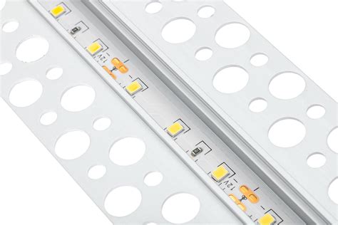 Profil Aluminiowy Podtynkowy Anodowany do LED Wpuszczany do Płyt KARTON