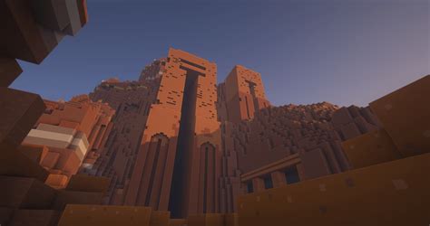 Badlands Temple : Minecraft