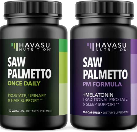 Amazon Saw Palmetto Herbal Supplement For Day Time And Night Time