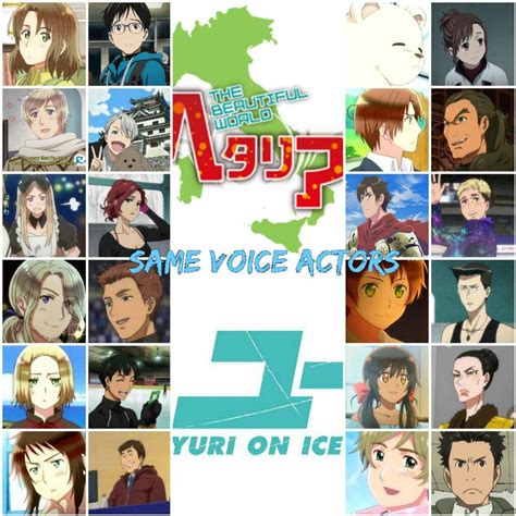 Hetalia And Yuri On Ice Voice Actors Yuri On Ice Amino