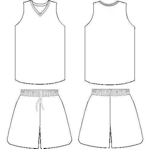 Unique Blank Basketball Uniform Template In Throughout Blank