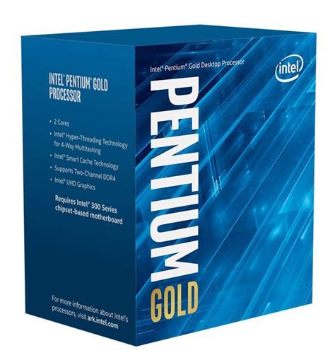 Intel Pentium Gold G5600 Dual Core LGA 1151 3 90 GHz CPU Processor