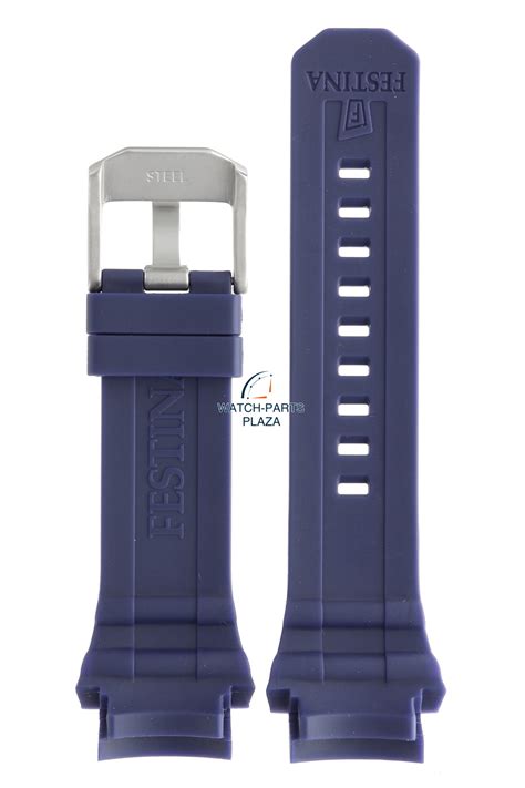 Festina BC07861 Pulseira de relógio F16601 1 azul borracha silicone