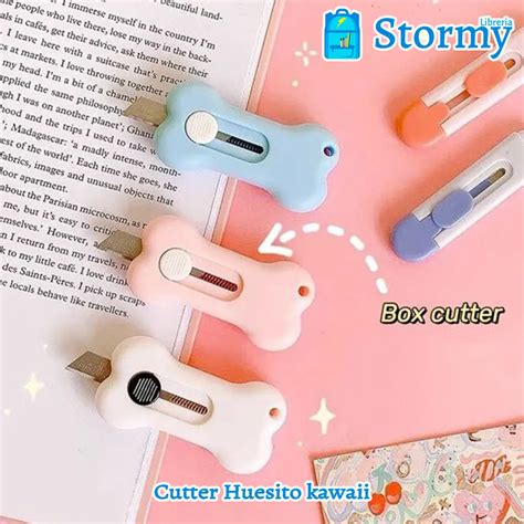 Cutter Huesito Kawaii Libreria Stormy