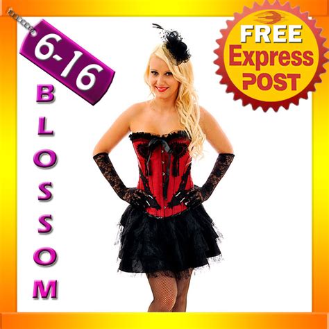 Cc24 Ladies Moulin Rouge Burlesque Vegas Showgirl 20s Fancy Dress