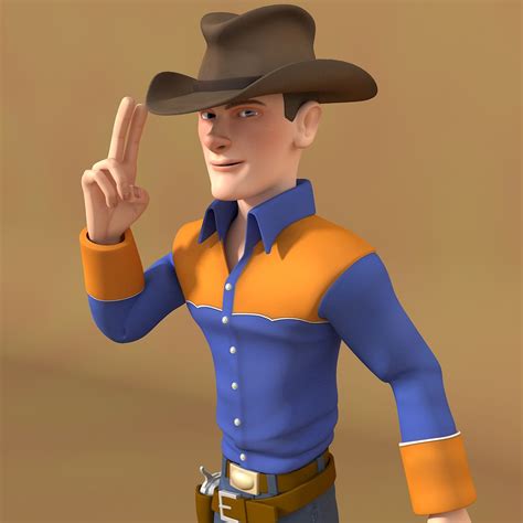 max cartoon cowboy