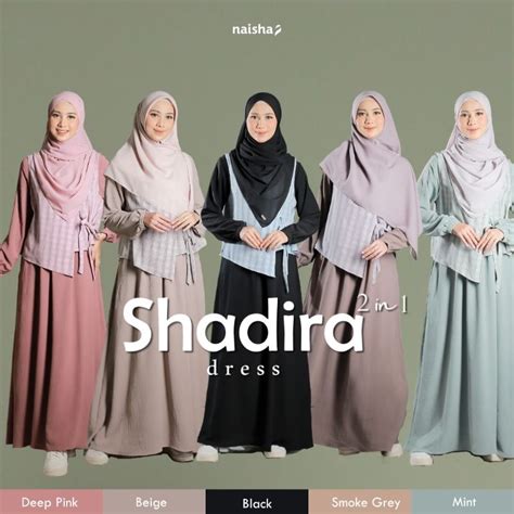 Jual DRESS WANITA KEKINIAN LENGKAP DENGAN OUTER SHADIRA DRESS