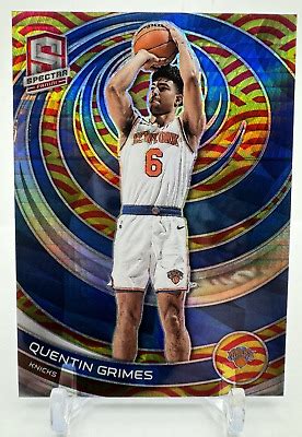 Panini Spectra Asia Quentin Grimes Red Yellow Warriors