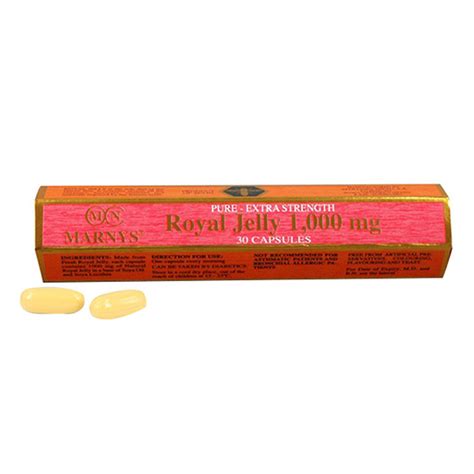 Marnys Royal Jelly 1000 Mg 30 Capsules Al Ain E Outlet