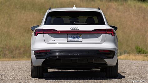 Audi Q8 E Tron 2024MY Color Glacier White US Spec Rear