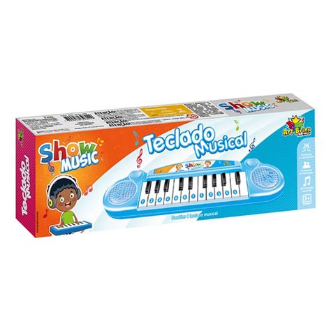 Teclado Piano Musical Beb Brinquedo Infantil Divertido Rosa No Shoptime