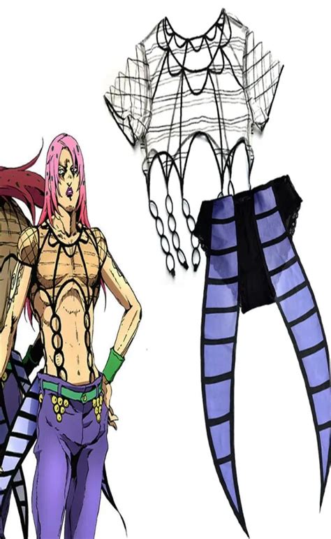 Anime Costumes Jojo 5 Anime Jojos Bizarre Adventure Golden Wind Diavolo