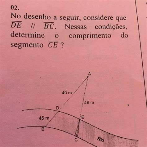 O Aparecimento Do Brilho Nessas Condições Ocorre Como Consequência De - No desenho a seguir, considere que DE // BC. Nessas condições ...