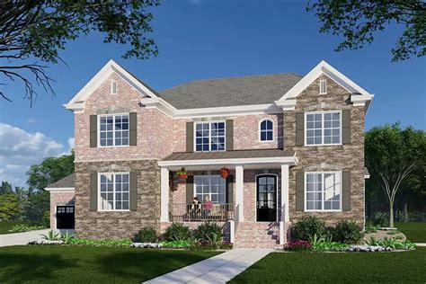 5-Bed House Plan with 3-Car Garage - 4560 Sq Ft - 29925RL ...