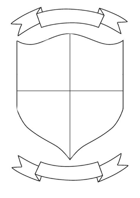 Free Printable Coat Of Arms Templates Pdf Maker Examples