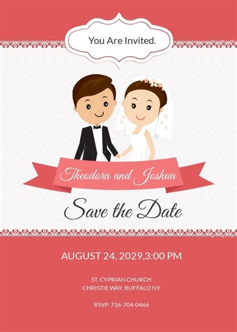 Unique Wedding Invitation Card Template [Free PDF] - Word | PSD ...