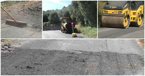 Lavori Di Asfaltatura In Corso Nella Valle Del San Lorenzo