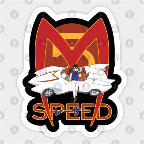 Mach 5 Speed Racer Japanese Speed Racer Sticker Teepublic