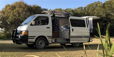 toyota hiace camper conversion diy vanlife campervan australia | Stoked ...