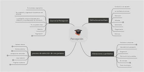 Percepción Mindmeister Mapa Mental