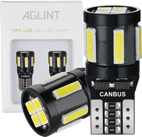 Amazon Fr Aglint T W W Ampoule Led Canbus Sans Erreur Voiture Light