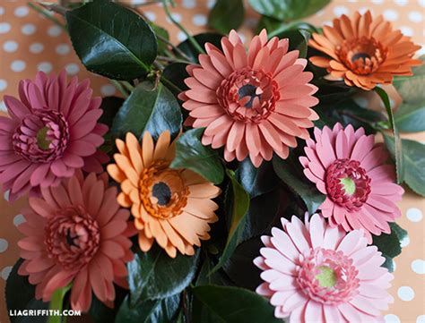 Diy Gerbera Daisy Paper Flower