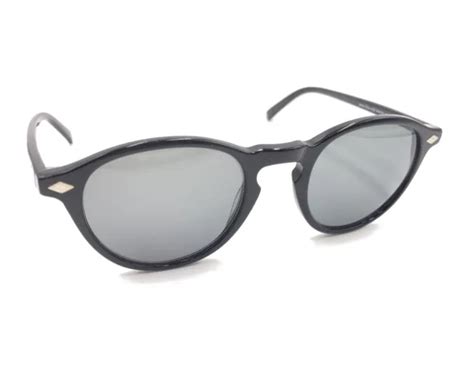 William Morris Ws9120 Black Round Sunglasses Gray Lens 49 22 140 London