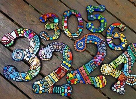 Diy Mosaic House Numbers 10 Simple Materials To Make Stunning Designs