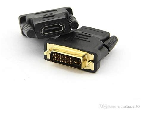 Conector Adaptador Dvi I Macho A Hdmi Hembra Fullhd Video Tv