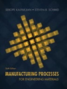 Manufacturing Processes For Engineering Materials Manuf Proce Engin