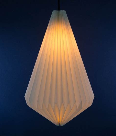 New Origami Light Shades Whiteshape2 Lit £28 99 Origami Lights Table Lamp Shades Paper Lampshade