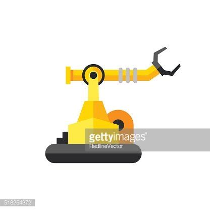 Robotic Arm Manipulator Icon Stock Clipart Royalty Free Freeimages