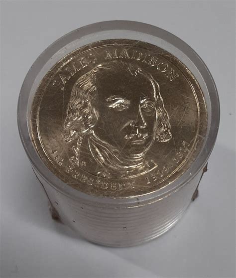 2007-D James Madison Presidential Dollars-12 BU Coins in WM Exchange R — Juliancoin