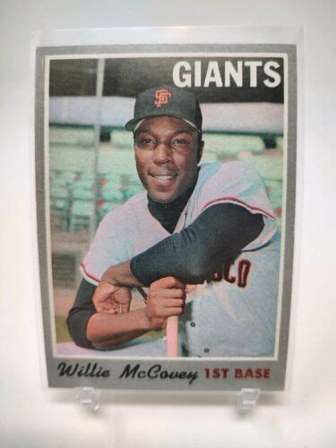 Topps Baseball Willie Mccovey Vg San Francisco Giants Buf Ebay