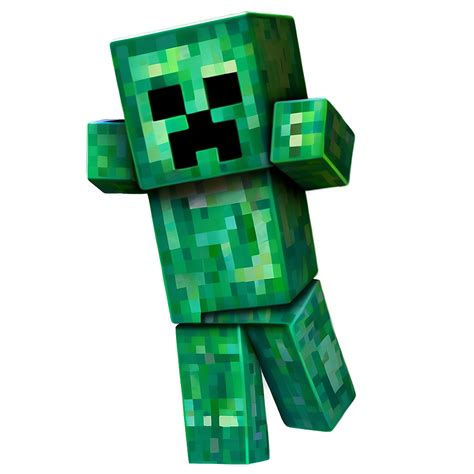 Download Friendly Creeper Minecraft Png 84