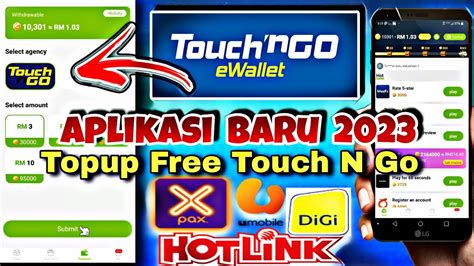 Viral Aplikasi Terbaru Topup Free Touch N Go Yang Mudah Untuk